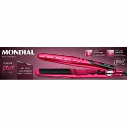 Prancha Alisadora Mondial Chrome Pink Bivolt