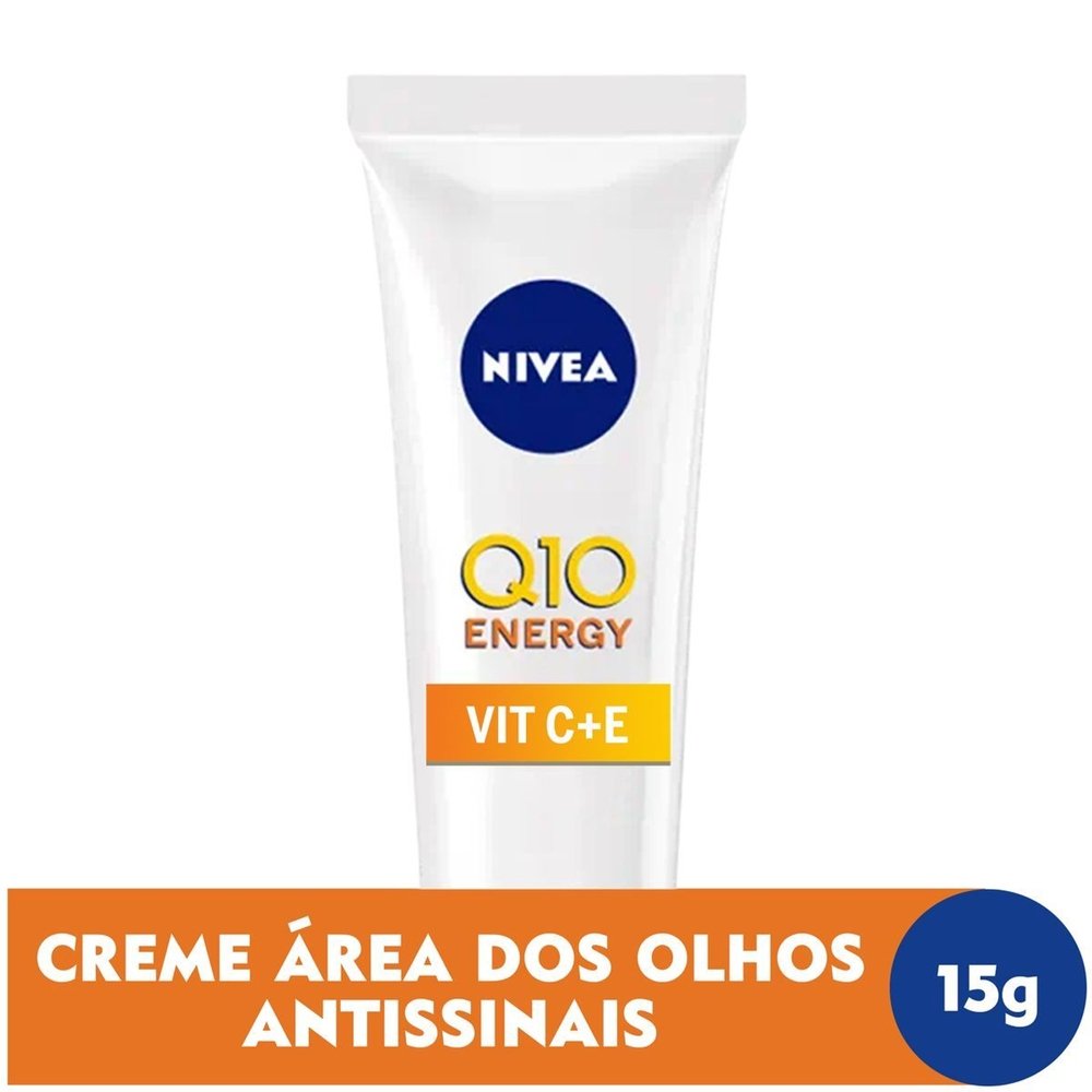 CREME ANTISSINAIS CONTORNO DOS OLHOS NIVEA Q10 PLUS C 15ML
