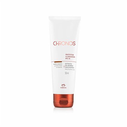 CHRONOS HIDRATANTE CLAREADOR FPS 70 MÉDIO/ESCURO 50ML