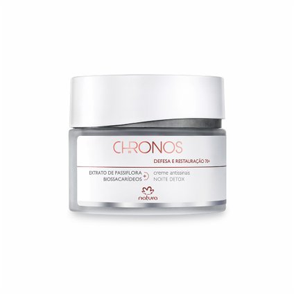 CREME NATURA CHRONOS ANTISSINAIS 70+ DEFESA E RESTAURAÇÃO NOITE 40G