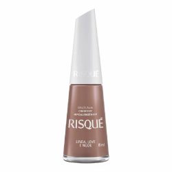 Esmalte Risque Cremoso Linda, Leve E Nude 8ml
