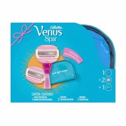 Aparelho Depilatório Gillete Venus Spa + 2 Cartuchos Grátis 1 Necessaire
