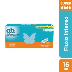 Absorvente Interno Ob Procomfort Super Leve Mais Pague Menos Com 16 Unidades