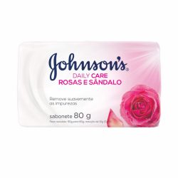 Sabonete Barra Johnson's Rosas E Sandalo 80g