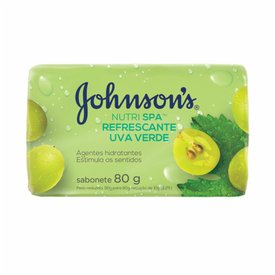 SABONETE BARRA JOHNSON'S UVA VERDE 80G