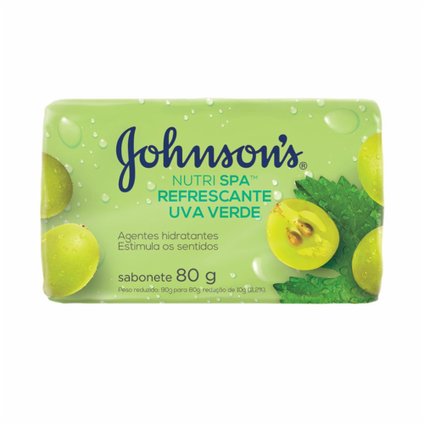 SABONETE BARRA JOHNSON'S UVA VERDE 80G