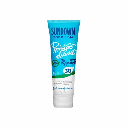 PROTETOR SOLAR SUNDOWN  TODO DIA COM REPELENTE FPS 30 120ML