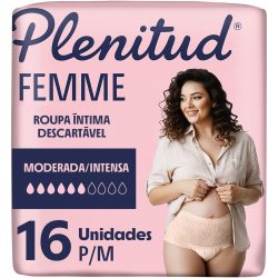 Roupa Íntima Feminina Plenitud Femme P/m Leve 16 Pague Com 15 Unidades