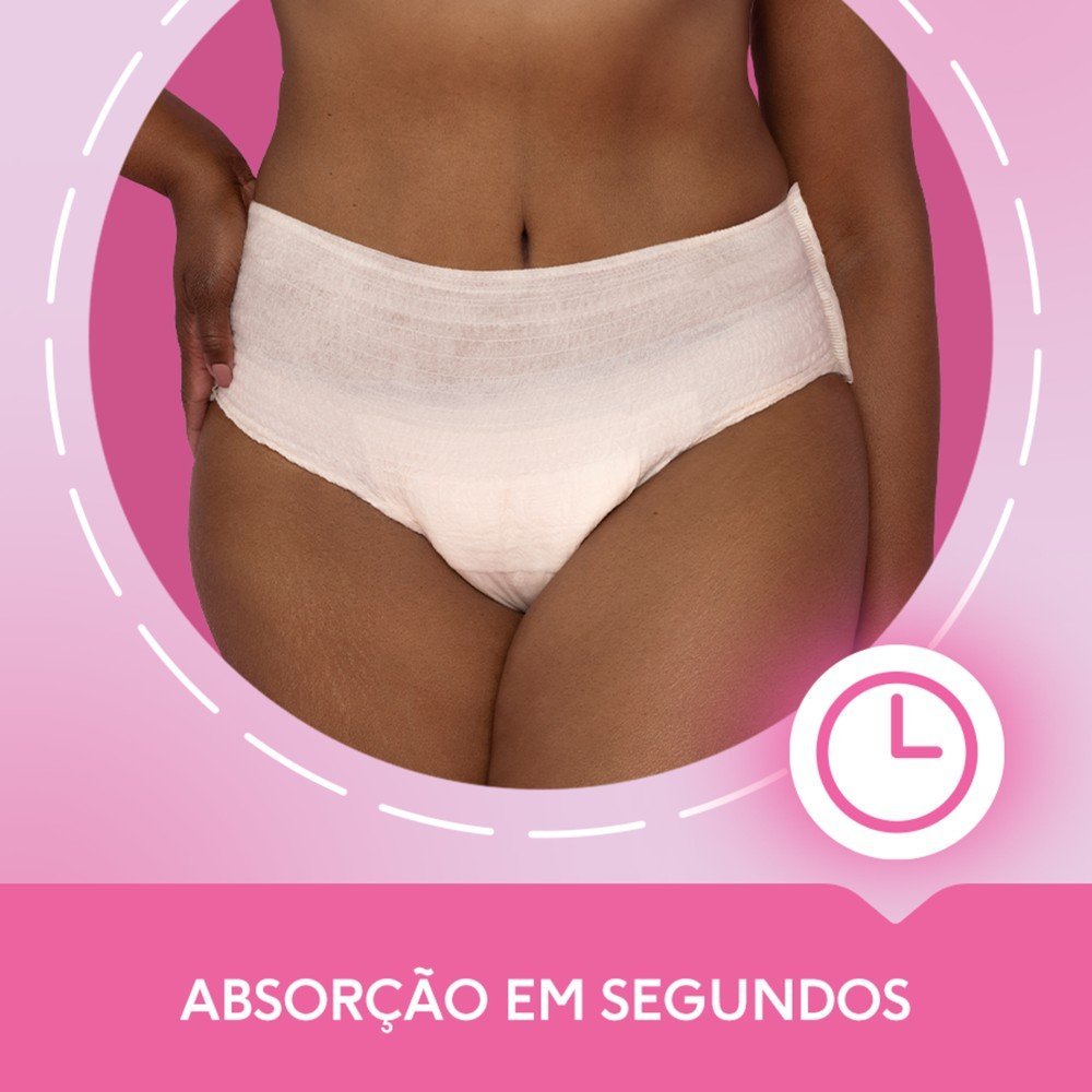 ROUPA ÍNTIMA FEMININA PLENITUD FEMME P/M 16 UNIDADES