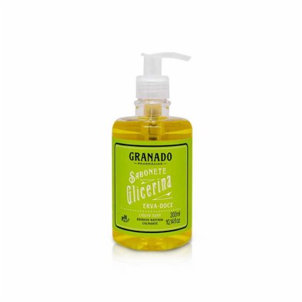 SABONETE LIQUIDO GRANADO GLICERINA ERVA DOCE 300ML