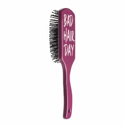 ESCOVA RAQUETE P VINHO COM FRASE NUDE BAD DAY HAIR PANVEL ACESSORIOS 19