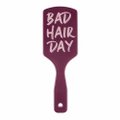 ESCOVA RAQUETE P VINHO COM FRASE NUDE BAD DAY HAIR PANVEL ACESSORIOS 19