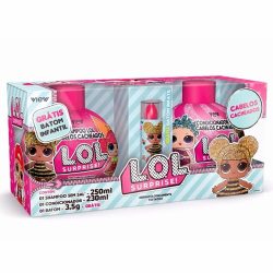 Kit Lol Surprise Cachos Shampoo + Condicionador 230ml Grátis Batom