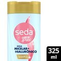 SHAMPOO SEDA BY NIINA SECRETS ÁGUA MICELAR + HIALURÔNICO 325ML