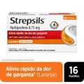 Kit Pastilhas Para Garganta Strepsils Sabor Laranja - Sem Açúcar - Caixa 16 Pastilhas 2 Unidades