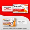 PASTILHAS PARA GARGANTA STREPSILS SABOR LARANJA - SEM AÇÚCAR - CAIXA 16 PASTILHAS