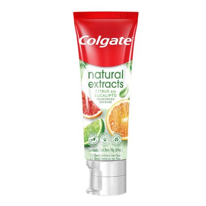 CREME DENTAL COLGATE NATURAL EXTRACTS CITRUS E EUCALIPTO 90G