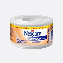 Fita Micropore Bege Nexcare. Rolo De 25mm X 1,35m