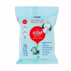 Lenço Umedecido Para Rosto E Nariz Com Soro Fisiologico Assoar Baby