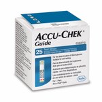 Tiras Reagentes Accu-Chek Guide Com 25 Unidades