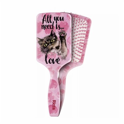 ESCOVA DE CABELO RICCA RACKET KITTEN
