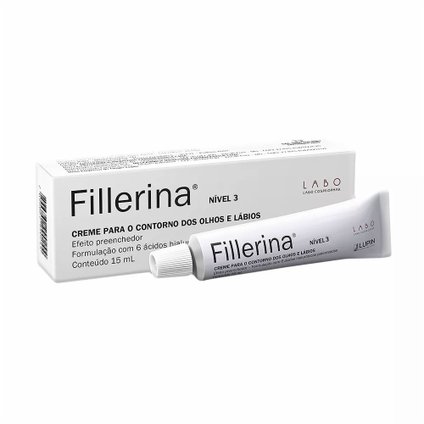 FILLERINA CREME OLHOS E LÁBIOS NÍVEL3 15 G