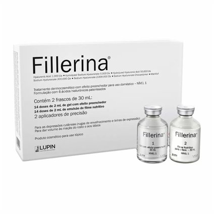 FILLERINA KIT TRATATAMENTO FACIAL NÍVEL1 30 ML X 2