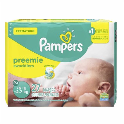 FRALDA PAMPERS PREMATURO COM 27 UNIDADES