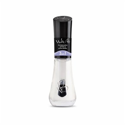 BASE FORTALECEDORA PARA UNHAS VULT 3X1 EXTRA BRILHO 8ML