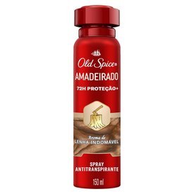 DESODORANTE ANTITRANSPIRANTE OLD SPICE AEROSSOL AMADEIRADO 150ML