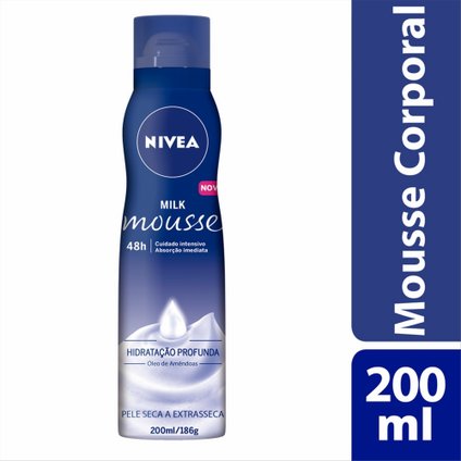 HIDRATANTE NIVEA MOUSSE MILK 200ML