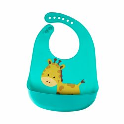 Babador Silicone Panvel Baby Clube Girafa