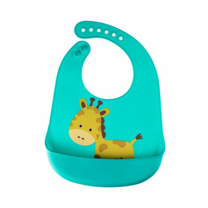 BABADOR SILICONE PANVEL BABY CLUBE GIRAFA