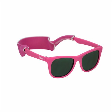 OCULOS DE SOL FLEXIVEL PINK COM PFS100 UVB UVA 0-2 ANOS