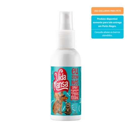 SPRAY DESEMBARAÇANTE PET VIDA MANSA TALCADO 100ML