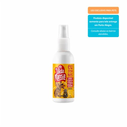 SPRAY DESEMBARAÇANTE PET VIDA MANSA FRUTAL 100ML