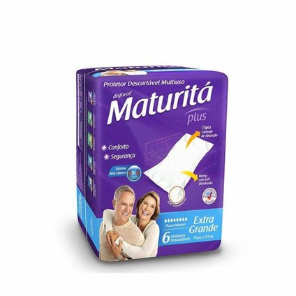 PROTETOR DE COLCHÃO MULTIUSO MATURITÁ COM 6 UNIDADES