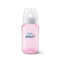 Mamadeira Avent Classic 330ml Rosa
