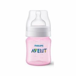 Mamadeira Avent Classic 125ml Rosa