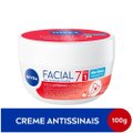 CREME FACIAL NIVEA ANTISSINAIS ULTRALEVE 7 EM 1 100G