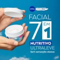 CREME FACIAL NUTRITIVO NIVEA ULTRALEVE 7 EM 1 100G