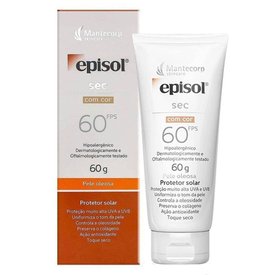 PROTETOR SOLAR EPISOL SEC COM COR FPS 60 60G