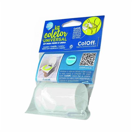 COLOFF KIT 1 COLETOR 1 ESPÁTULA 1 PIPETA E 1 COLOFF - PRÉ-COLETA. HIGIÊNICO SEGURO ASSÉPTICO