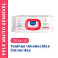 TOALHAS UMEDECIDAS MUSTELA CALMANTE PARA PELE MUITO SENSÍVEL COM 70 UNIDADES