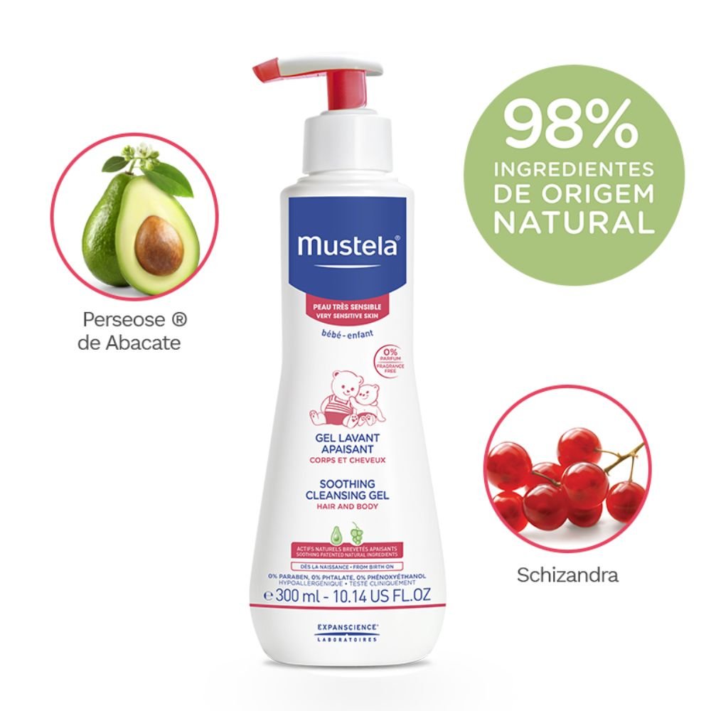 GEL LAVANTE PARA PELE MUITO SENSÍVEL MUSTELA 300ML