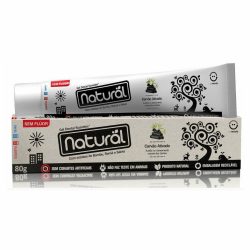Creme Dental Contente Orgânico Natural Com Carvão Ativado 80g