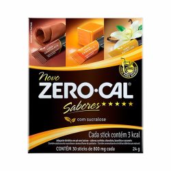 Adocante Zero Cal Sucralose Sabores 12x30x0,8g