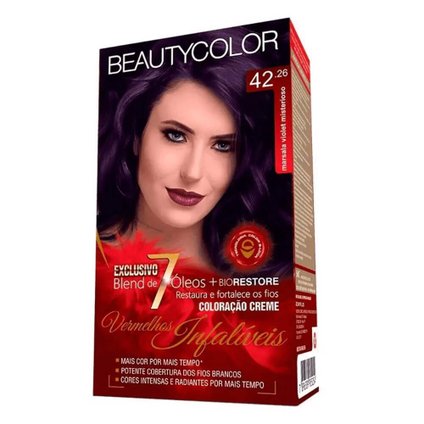 TINTURA PERMANENTE BEAUTY COLOR 42.26 MARSALA VIOLET MISTERIOSO