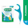 FIO DENTAL GUM FLOSSERS MULTIPLA AÇÃO C/ 40 UNIDADES