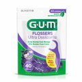 FIO DENTAL GUM FLOSSERS ULTRA DESLIZANTE C/ 40 UNIDADES